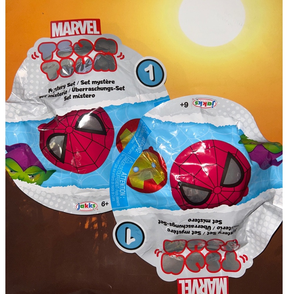 Marvel Tsum Tsum Mystery Set Series 1 Blind Bag Collectible X2 Unopened‎